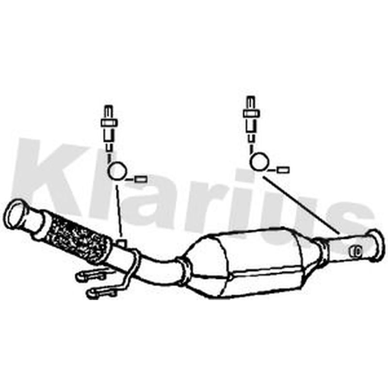 Klarius Catalyst Type Approved With Pipe 322285