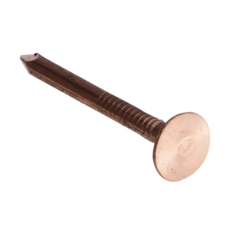 ForgeFix Multi-Purpose Clout Nails Copper 40 x 3.35mm (1kg Bag) - 1NLC40335CB