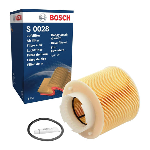 Genuine Bosch Car Air Filter S0028 Fits Audi A6 Tdi - 2.7 - 04-08 F026400028 Bosch  - Town Parts