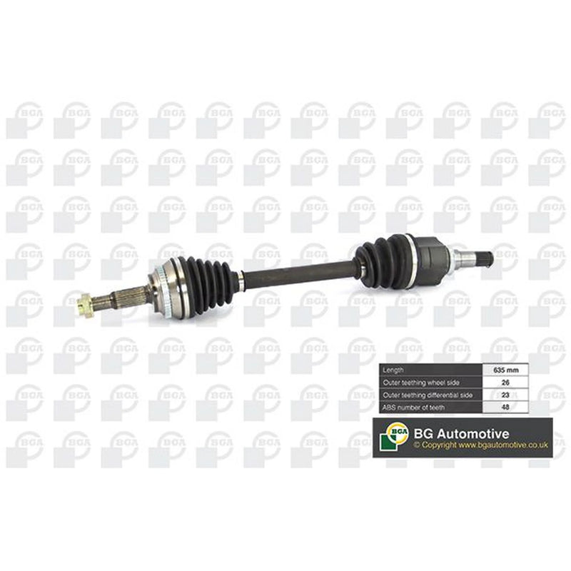 BGA CV Drive Shaft Driveshaft Front Left DS7610L