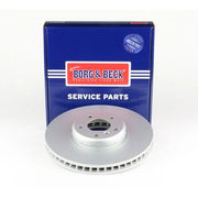 Borg & Beck 2 x Vented Front Brake Discs BBD7004S