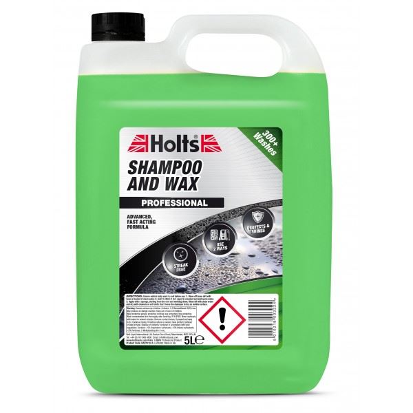 Holts Car Wash Shampoo & Wax - 5 Litre