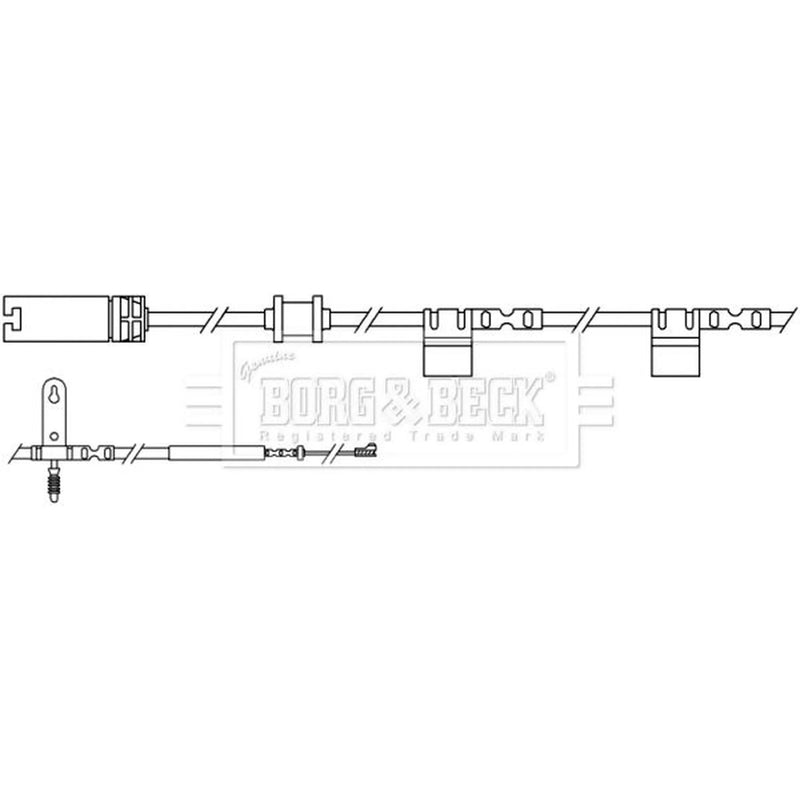 Borg & Beck Brake Pad Wear Sensor Front BWL3061