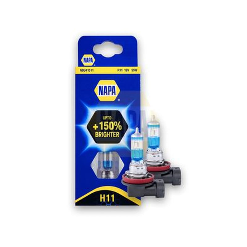 NAPA Napa H11 150 Headlamp Twin Pack NBU41511