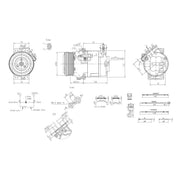 Hella Air Conditioning Compressor 8FK 366 200-541