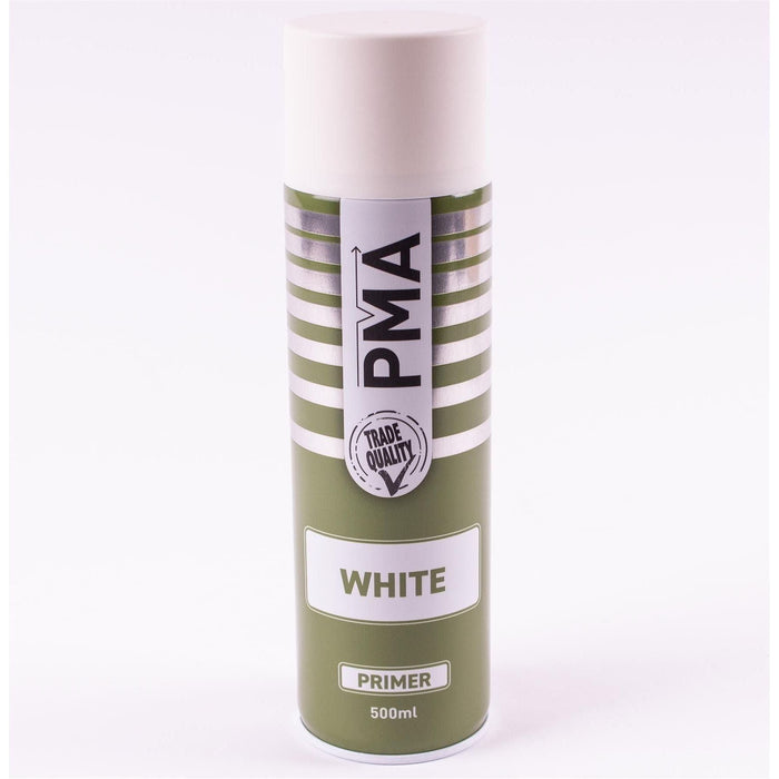 2X PMA Aerosol Spray Primer White 500Ml High Coverage Plastic Primer PMA  - Town Parts