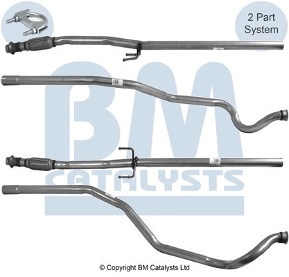 BM Catalysts Exhaust Pipe OD