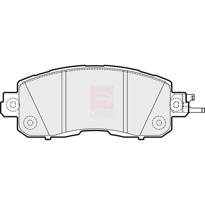 Apec Front Brake Pad Set PD3851