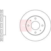 Apec 2 x Vented Front Brake Discs DSK662