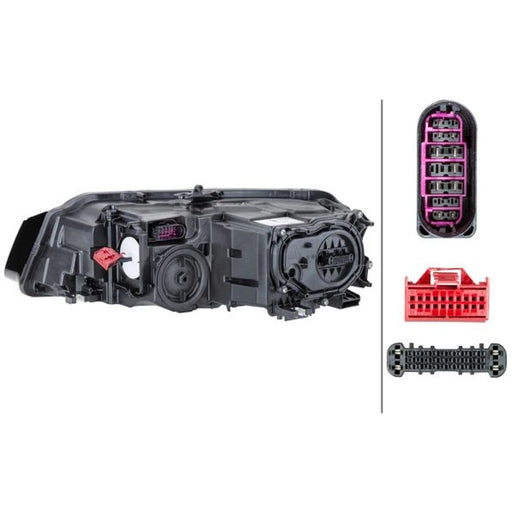 Hella Headlight Headlamp LED Right 1EX 011 496-521
