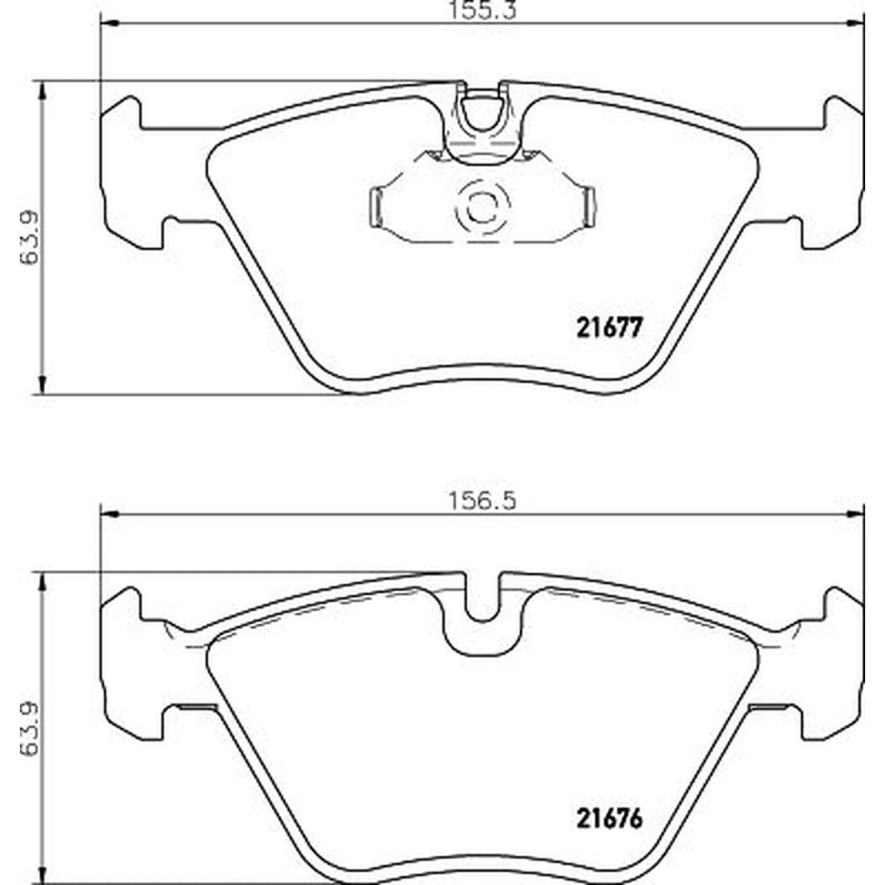 DON Front Brake Pad Set PCP1266