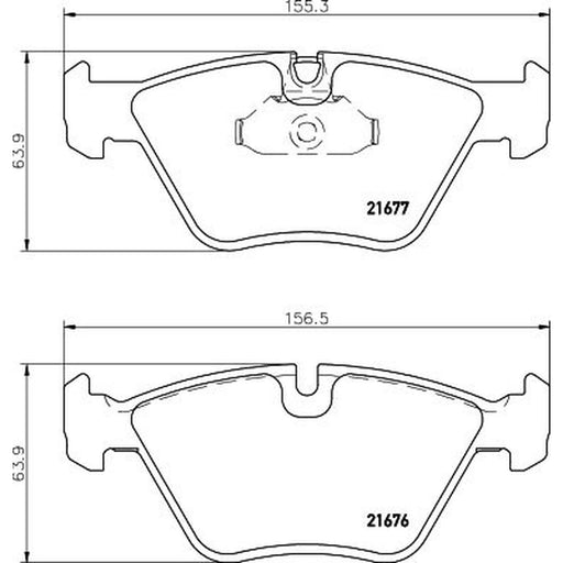 Mintex Front Brake Pad Set MDB1817