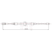 Apec Handbrake Cable Front CAB1587
