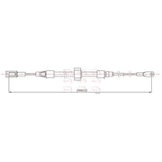 Apec Handbrake Cable Front CAB1587