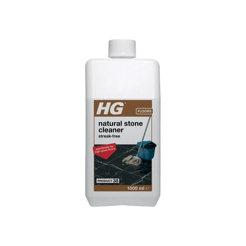 H G Natural Stone Cleaner 1L Streak-Free for Polished Tiles