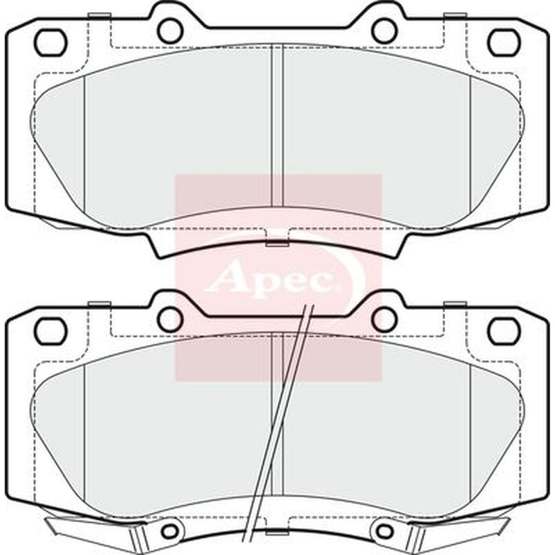 Apec Front Brake Pad Set PAD1840