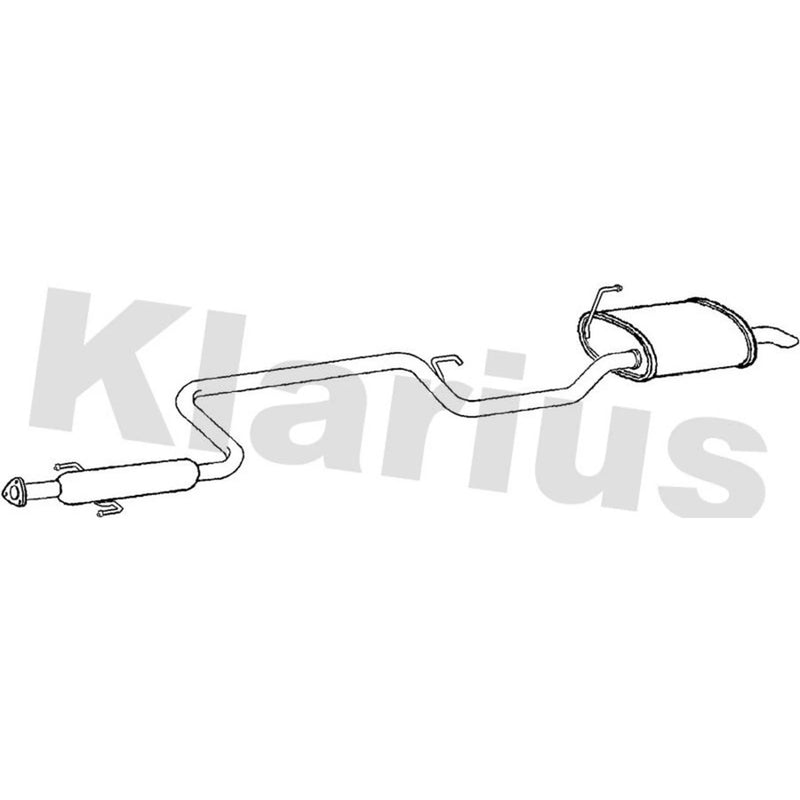 Klarius Box With Tail Pipe Rear HA365L