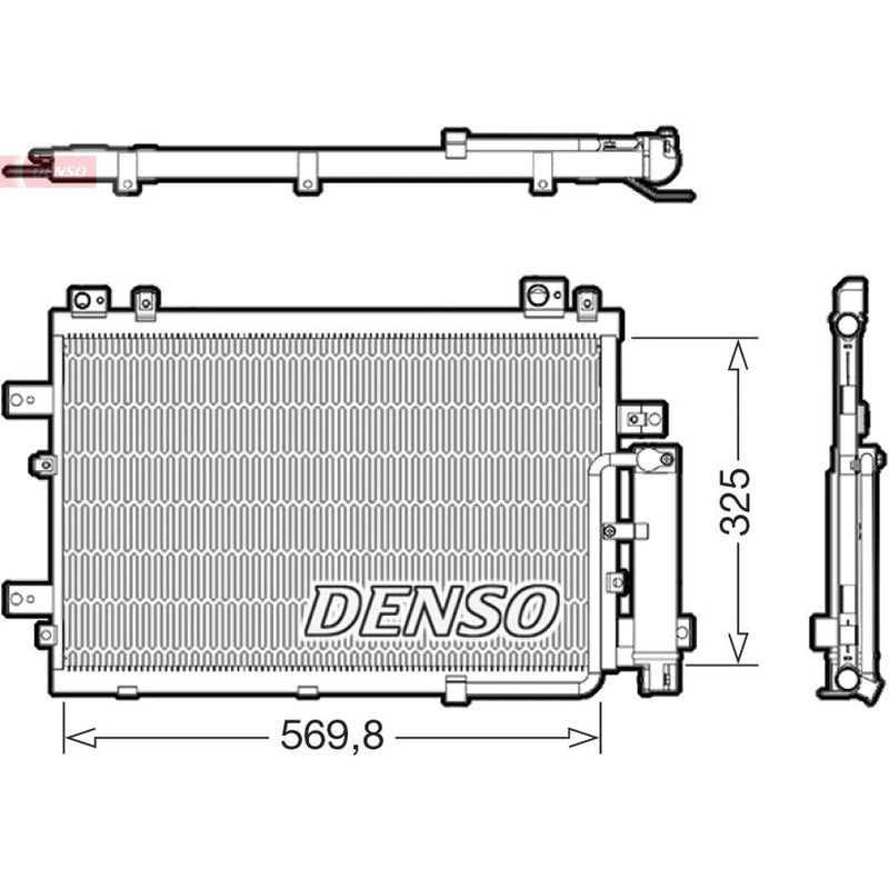 Denso Air Conditioning Condenser DCN41030