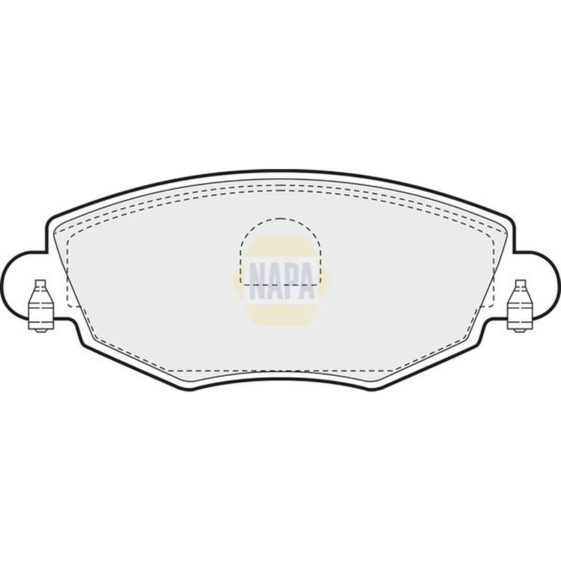 NAPA Front Brake Pad Set NBP1180