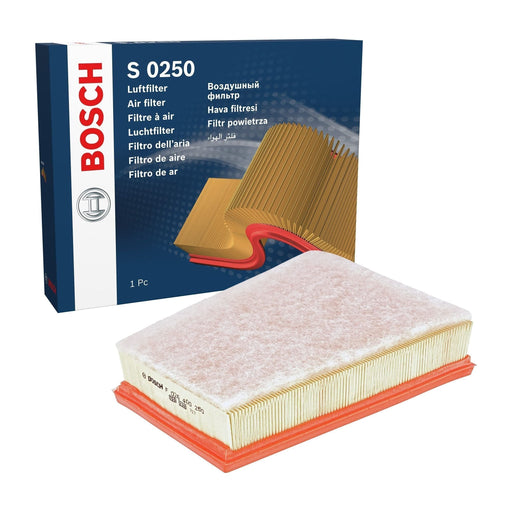 Bosch Car Air Filter S0250 Fits Mercedes-Benz Citan 109D Cdi|Cdi Blueefficiency Bosch  - Town Parts