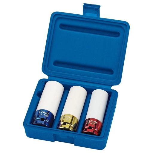 Draper HI-TORQ Wheel Nut Sockets for Alloy Wheels, 1/2" Sq. Dr. (3 Piece) Draper  - Town Parts