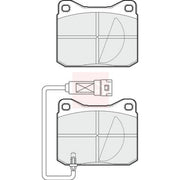 Apec Front Brake Pad Set PAD1901