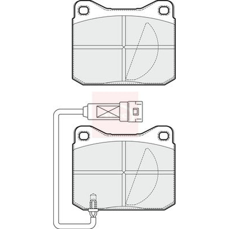 Apec Front Brake Pad Set PAD1901