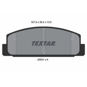 Textar Rear Brake Pad Set 2003101