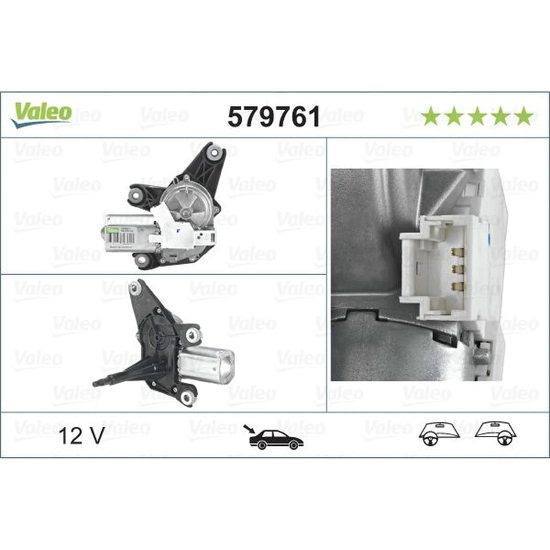 Valeo Front/Rear Wiper Motor Rear 579761