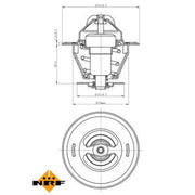 NRF Thermostat,Coolant 725161