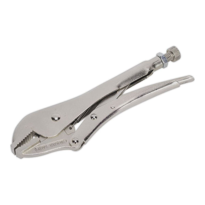 Sealey Locking Pliers Straight Jaws 230mm 0-45mm Capacity AK6823 Sealey  - Town Parts
