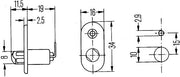 Hella 6ZF 004 365-011 Switch, door contact