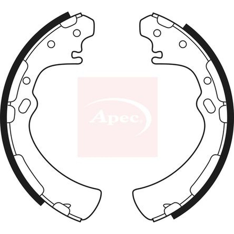 Apec Brake Shoe Set Axle Kit SHU475