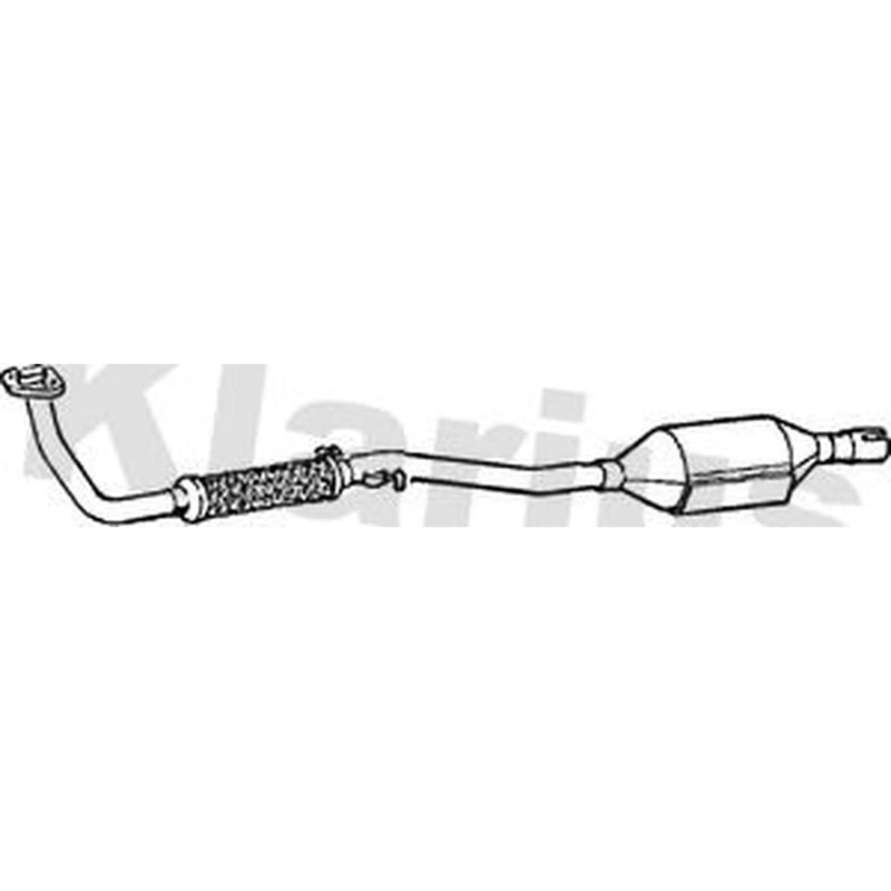 Klarius Catalyst Type Approved With Pipe Front 321110