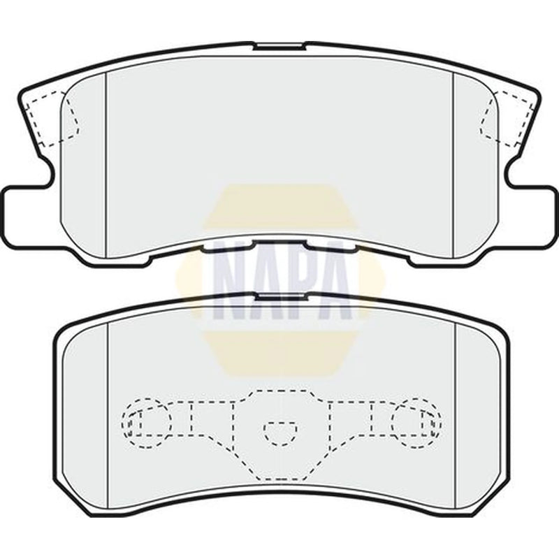 NAPA Rear Brake Pad Set NBP1191