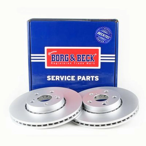 Borg & Beck 2 x Vented Front Brake Discs BBD4456