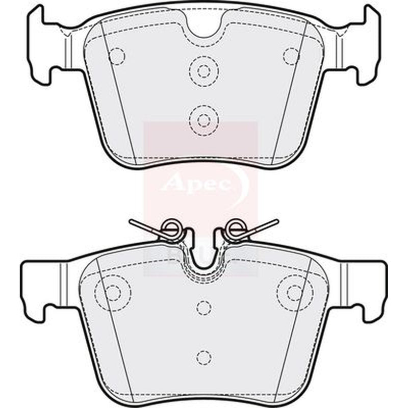 Apec Rear Brake Pad Set PD3729