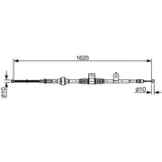 Bosch Handbrake Cable Right Rear 1 987 482 521