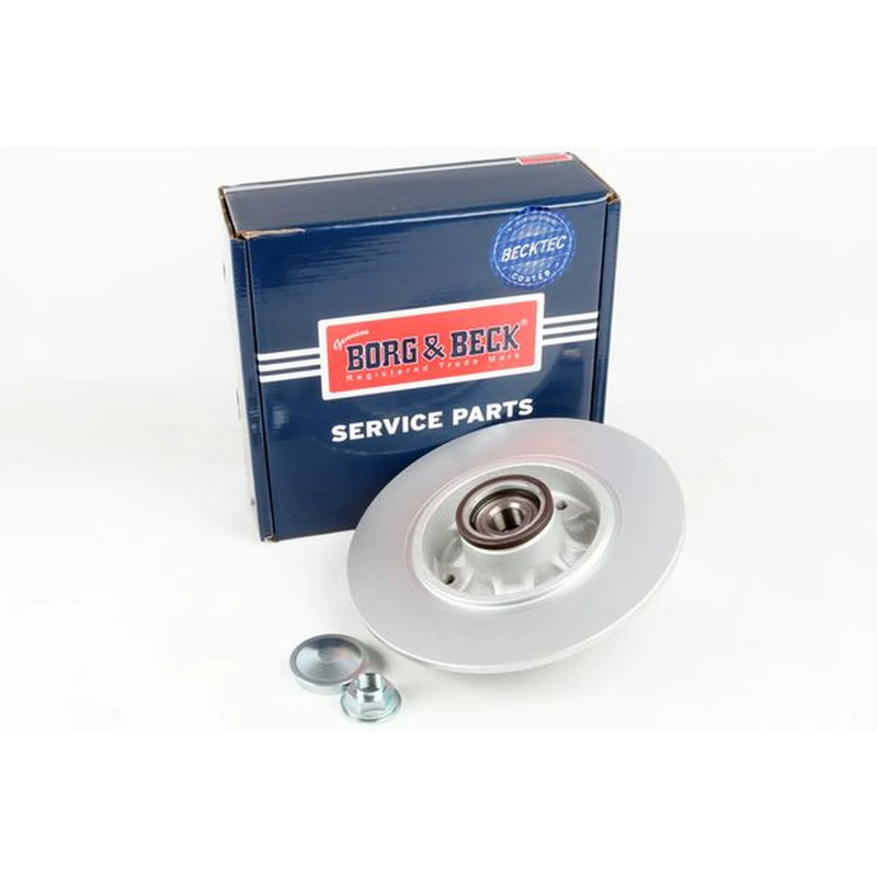 Borg & Beck 2 x Solid Rear Brake Discs BBD6150S