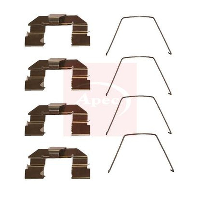 Apec Brake Pad Accessory Fitting Kit Front KIT1009