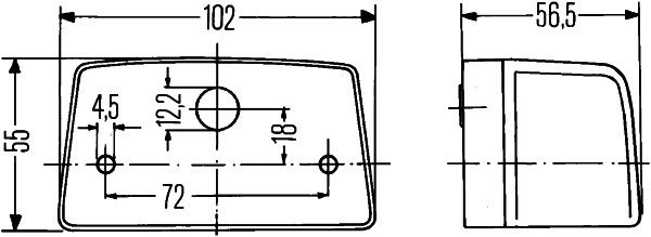 Hella 2KA 998 523-017 Licence Plate Light