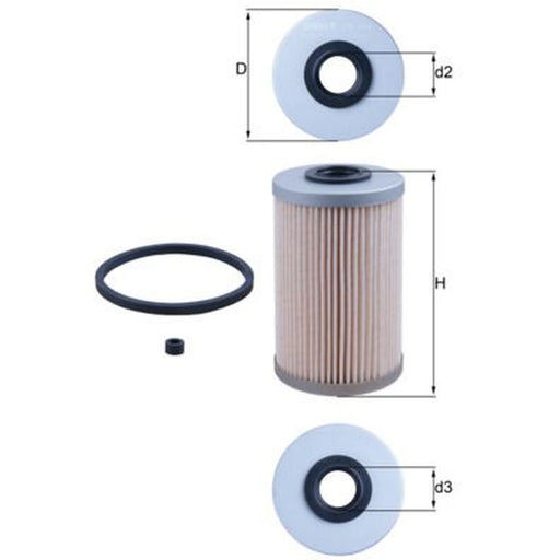 Mahle Fuel Filter Element KX 204D