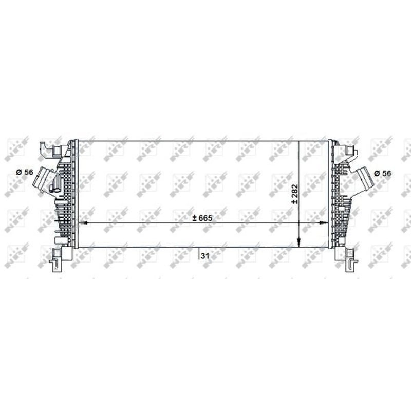 NRF Intercooler (Charge Air Cooler) 30932