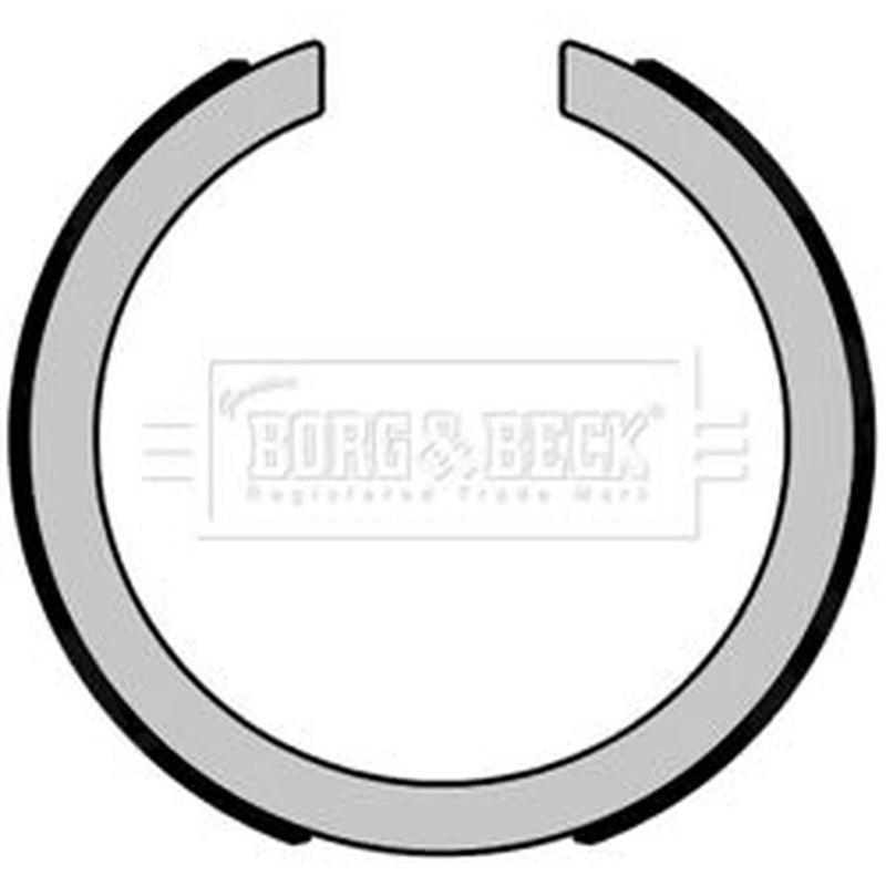 Borg & Beck Parking Brake Shoe Set BBS6486