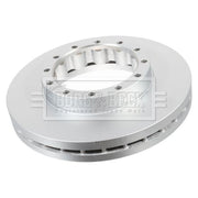 Borg & Beck 2 x Solid Brake Discs BBD6020S