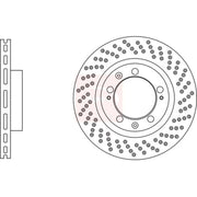 Apec 2 x Perforated/Vented Front Brake Discs DSK3109