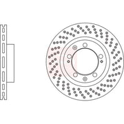 Apec 2 x Perforated/Vented Front Brake Discs DSK3109