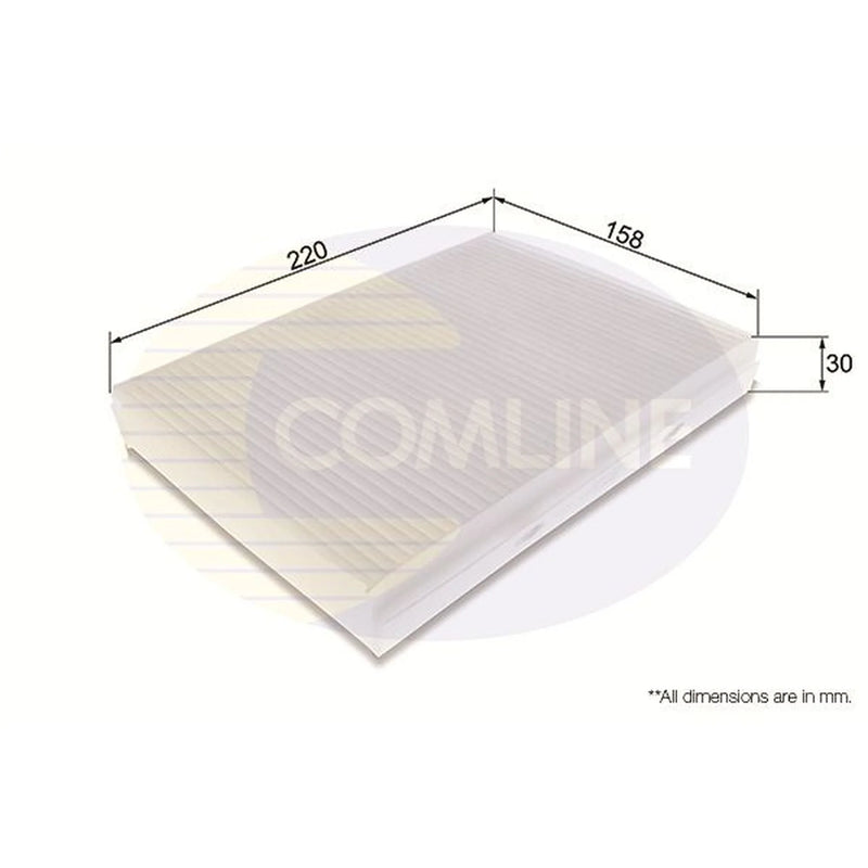 Comline Cabin Air Filter (Pollen Filter) EKF343