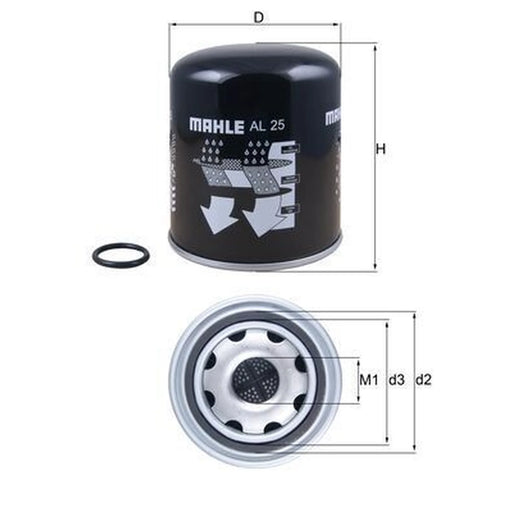 Mahle Mahle Compressed-Air System Air Dryer Cartridge AL 25