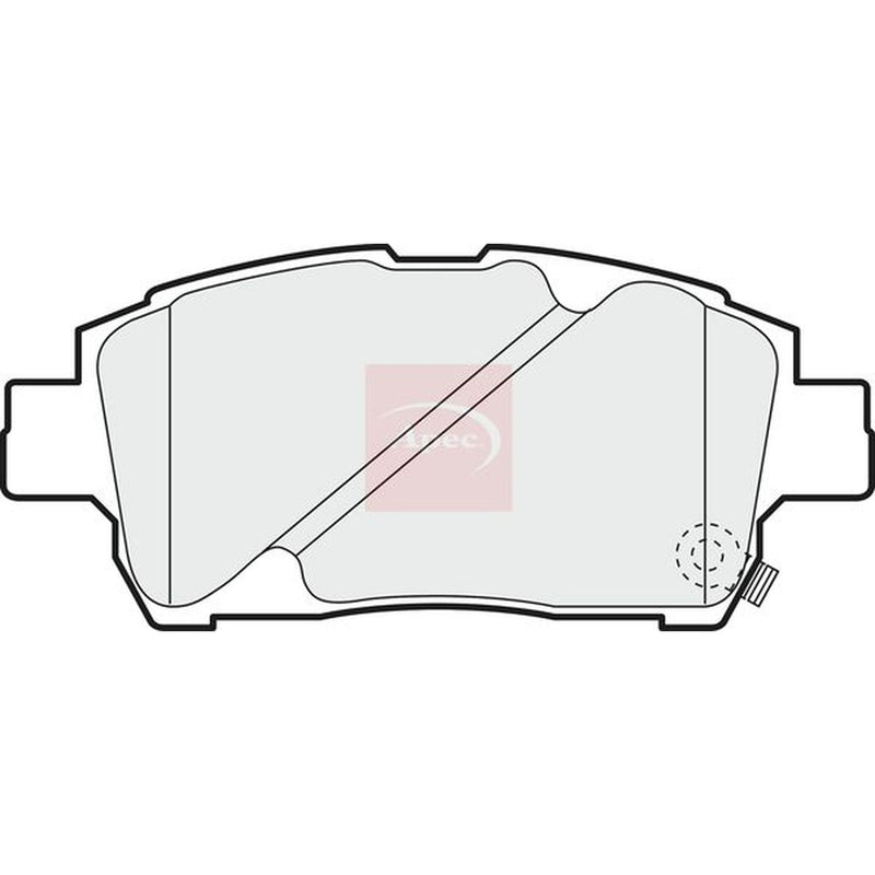 Apec Front Brake Pad Set PAD1116